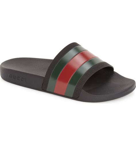 blak gucci slides men outfit|Gucci slides men nordstrom.